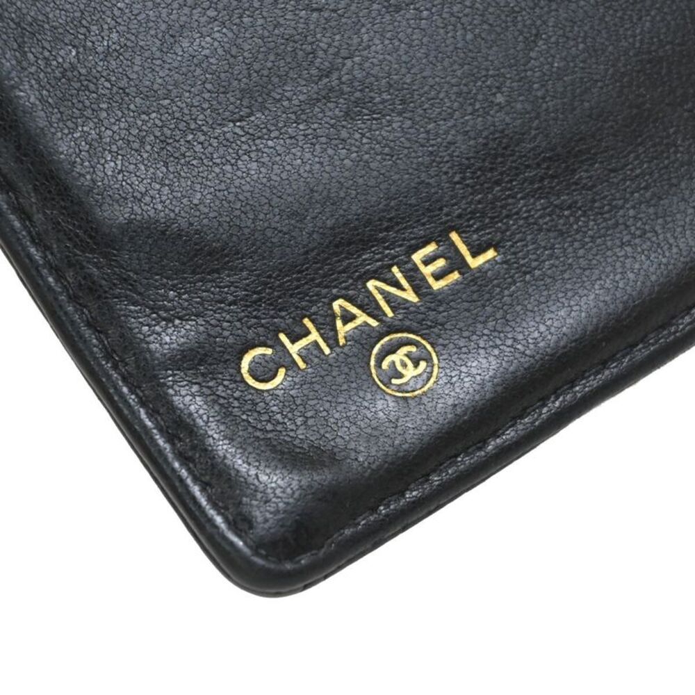 Chanel Coco Mark Black Leather Wallet  (Pre-Owned) - Picture 9 of 13
